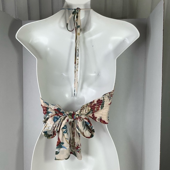 Love Tree Tops - Love tree halter crop tie